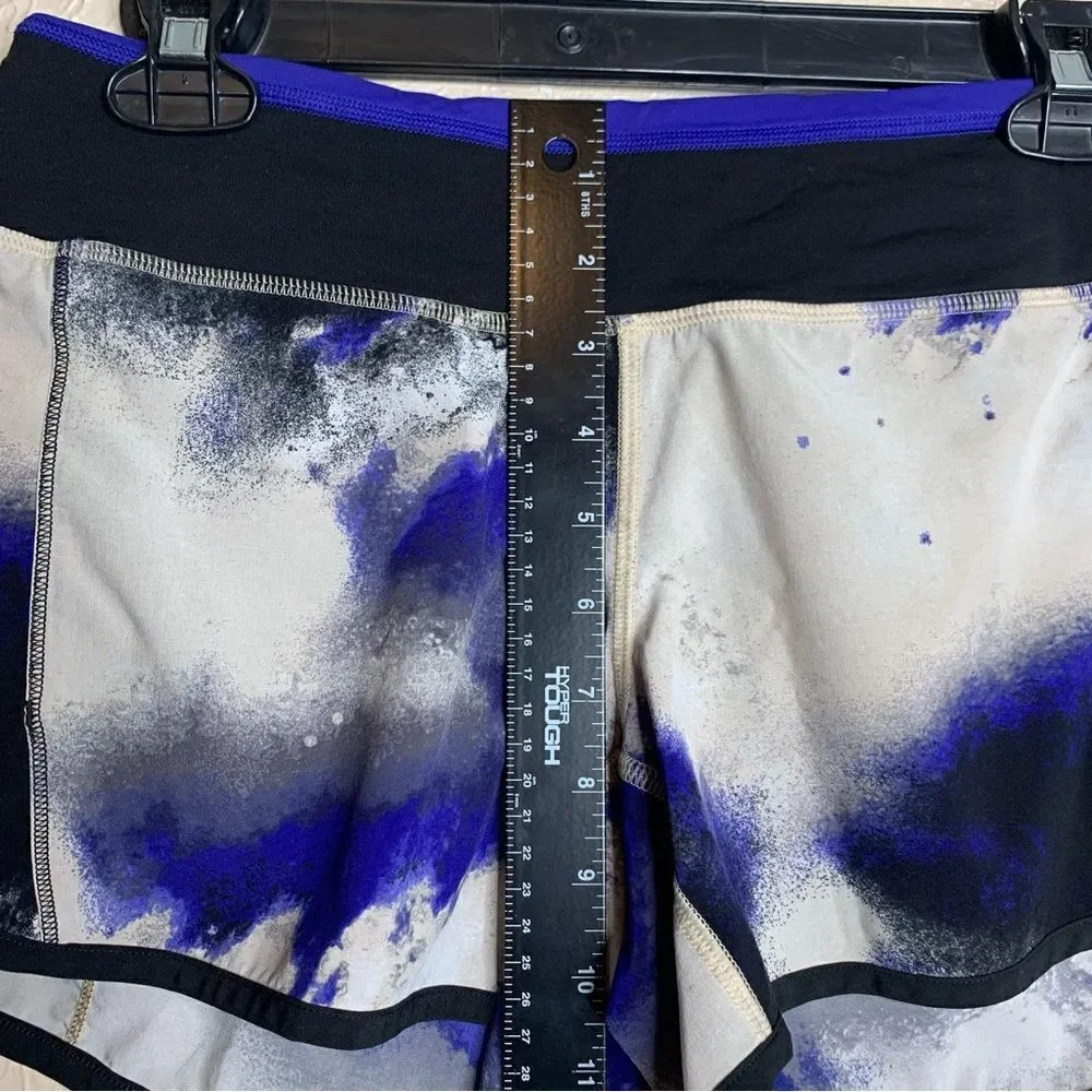 Lululemon turbo run short pigment blue black‎